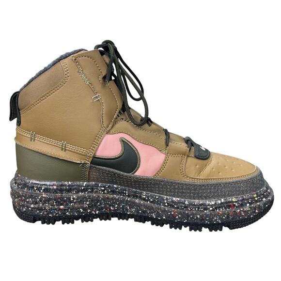 Nike Men’s Air Force 1 Boot NN Brown Kelp Crater Boot Size US 8.5